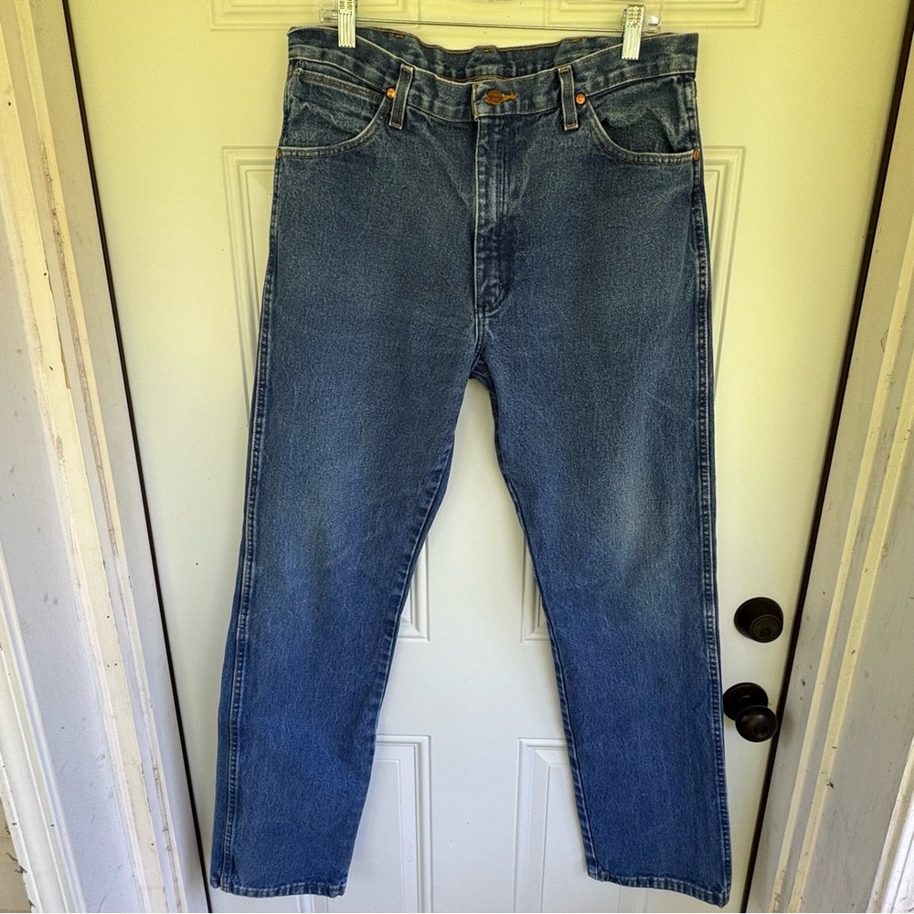 Men's Wrangler 1013MWZPW A201 5019 blue denim jeans 35x 36